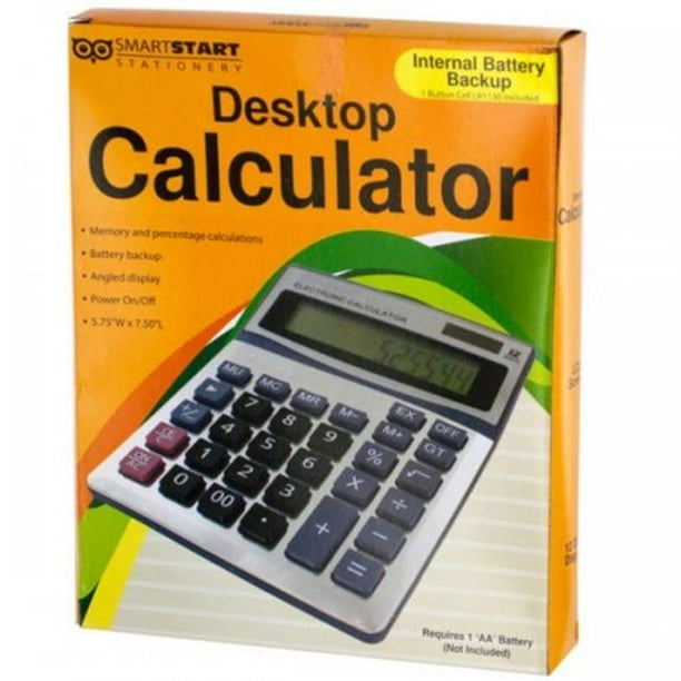 Bulk Buys KL18696 Large Display Desktop Calculator