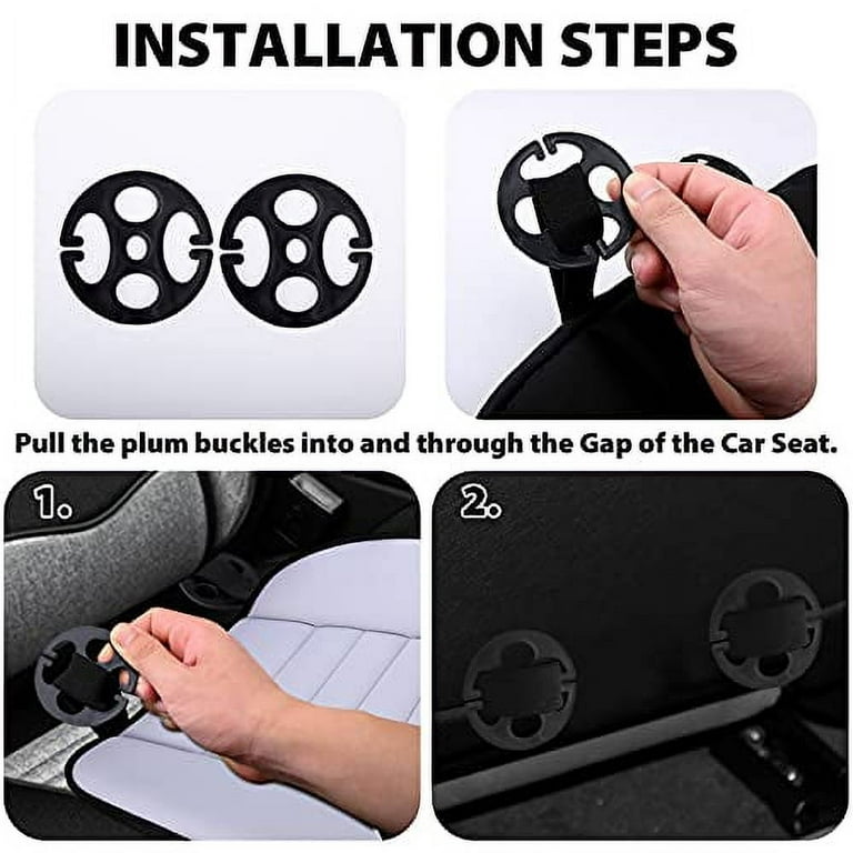 MYFAMIREA Car Seat Cushion Pad Sciatica Pain Relief Comfort Seat Protector  for Car Driver Seat Office Chair Home Use Memory Foam Seat Cushion with Non