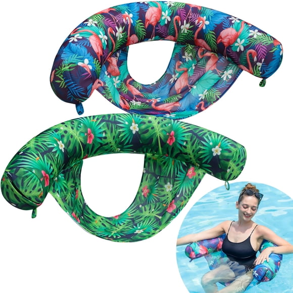 Sillón inflable para piscina FinduWill, paquete de 2, para adultos