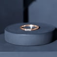 thumbnail image 6 of Rosec Jewels Diamond Stackable Ring for Women, Three Stone Ring (HI-SI Quality), 10K Rose Gold, US 9.00, 6 of 8