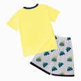 thumbnail image 3 of HCNTES Toddler Boy Pajamas Summer Pjs for Boys Short Sets Kids Sleepwear Cartoon Car Truck Jammies Baby Boy Clothes 2T 3T 4T 5T 6T 7T 8T, 3 of 5