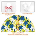 thumbnail image 4 of Sikiie Lilies Flowers 30-48 inches {designName} Print Christmas Tree Skirt Snowman Xmas Tree Skirt with Edge Christmas Decorations for Holiday Party48", 4 of 7