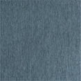 thumbnail image 1 of Unique Loom Outdoor Solid Heathered Rug 8' x 8' Square Navy Blue/Light Blue, 1 of 2