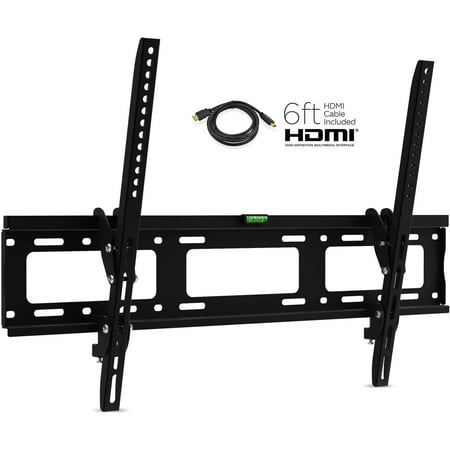 Ematic Tilting TV Wall Mount Kit with HDMI Cable for 30 inch – 79 inch Displays
