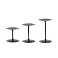 thumbnail image 2 of QSTDGVPW 3Pcs Pillar Candle Holder, Table Centerpiece Classic Desktop Ornament Candlestick Holder Candle Stand for Holiday Living Room Black Tray, 2 of 7