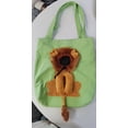 thumbnail image 4 of TIELUTT Cat Taking Bag Canvas Shaped Shoulder Bag Cartoon Cat Carry Tote Cat Bag Puppy Bag Backpack Dog for Small Dogs Dog Suitcase for Medium Dogs Cat Backpack Large up to 20, 4 of 7