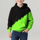 thumbnail image 4 of Sudadera con capucha para niño, con estampado de color, manga larga, informal, deportiva, con capucha, manga larga, sudadera con capucha, top con inserciones en los hombros, blusa de poliéster para ni, 4 of 7