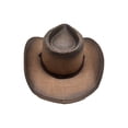 thumbnail image 3 of Ozark Trail Men's Cowboy Hat,Brown, 3 of 3