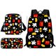 thumbnail image 1 of Conjunto de 3 piezas para niños y niñas, mochila escolar de gran capacidad con diseño de Mickey y Minnie, bolso de hombro para lápices, el mejor regalo, 1 of 4