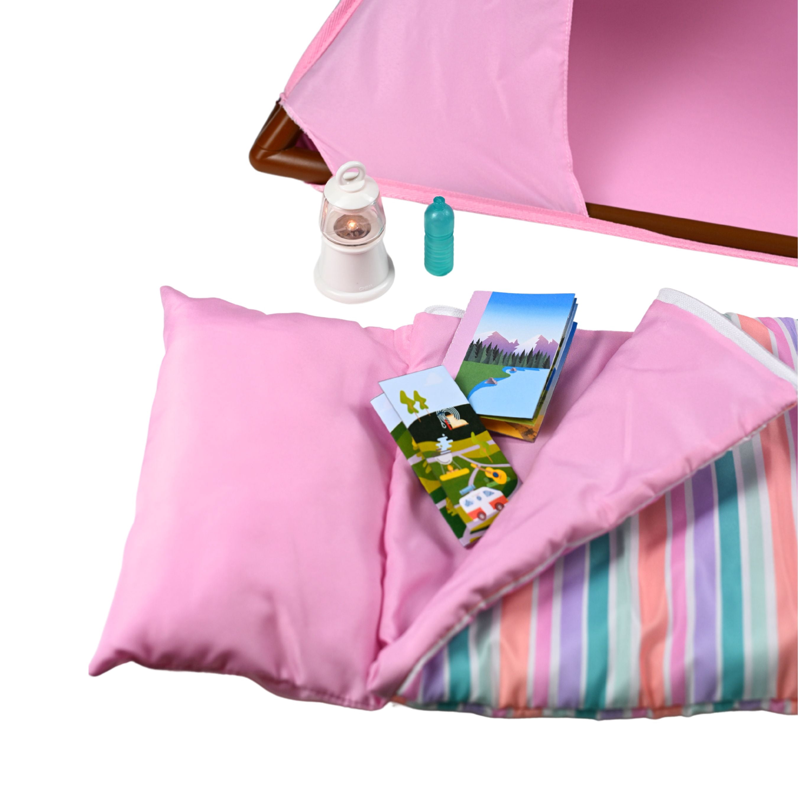 My Life As Glamping Play Set for 18" Dolls, 7 Pieces Included