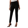 thumbnail image 1 of Pantalones Rafaella Petite Slim Tobilleros con Cintura Elástica Negro 67 cm, 1 of 4