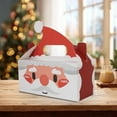 thumbnail image 5 of WEGFTDUOP Christmas Festival Gift Packaging Box Christmas Handheld Box For Cookies And Cakes 4pc, 5 of 6