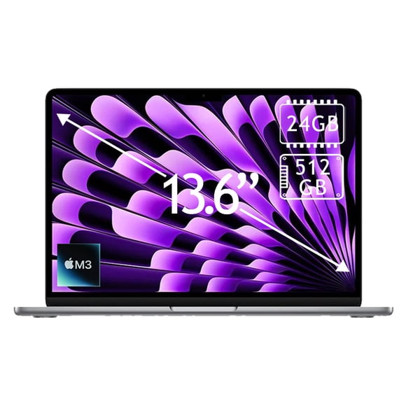 Macbook Air 13" 24GB 512GB Chip M3 Gris MC8M4E/A