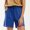 Blue, variant on LEBONYARD Women's Shorts for a Stylish Look,Women'S Solid Color Casual Drawstring Sports Shorts with Pocket