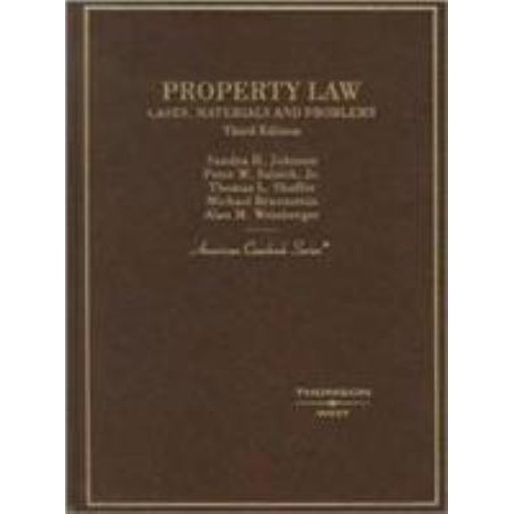 Pre-Owned Property Law, Cases, Materials and Problems, 3d (American Casebook Series) (Hardcover) 0314160116 9780314160119