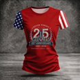 thumbnail image 4 of 911 Never Forget Shirt for Women Flag Printed Vintage 9/11 Memorial Shirt 911 25th Anniversary Flag Shirt for Women, 4 of 6