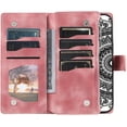 thumbnail image 7 of Wallet Case for Samsung Galaxy S56 with Card Slot Case, Leather Case,Magnetic Closure Flip Case Embossed Floral Leather Cover with Detachable Crossbody Strap, 7 of 7