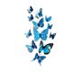 thumbnail image 1 of Toystoory 12 piezas 3D mariposa pegatinas de pared arte calcomanía PVC decoración del hogar tienda boda DIY Decoración del hogar azul, 1 of 6