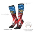 thumbnail image 4 of Balery Eagle Head With American Flag Calcetines novedosos Calcetines deportivos Calcetines hasta la rodilla Calcetines de algodón Calcetines originales y geniales, 4 of 6