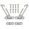 thumbnail image 1 of Window Security Restrictor 2Pcs Sliding Window Hook for Public and Commercial Safety, 1 of 8