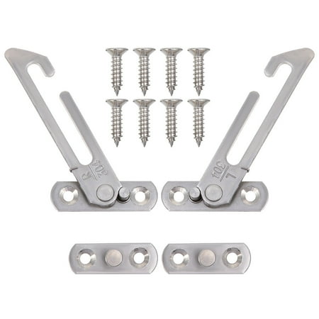 

Window Locks For Children 1 Set Stainless Steel Casement Window Stopper Wind Bracing Sliding Window Hook