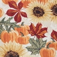 thumbnail image 3 of Greendale Home Fashions 18" Sunflower and Pumpkin Fall Harvest Square Throw Pillow, 3 of 4