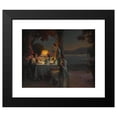 thumbnail image 2 of Delphin Enjolras 14x12 Black Modern Framed Museum Art Print Titled - Young Women by the Lake, 2 of 5
