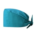 thumbnail image 2 of Solid Working Cap Scrub Cap for Women and Men Unisex Surgical Cap Comfortable and Stylish Scrub Hat Blue One Size, 2 of 3