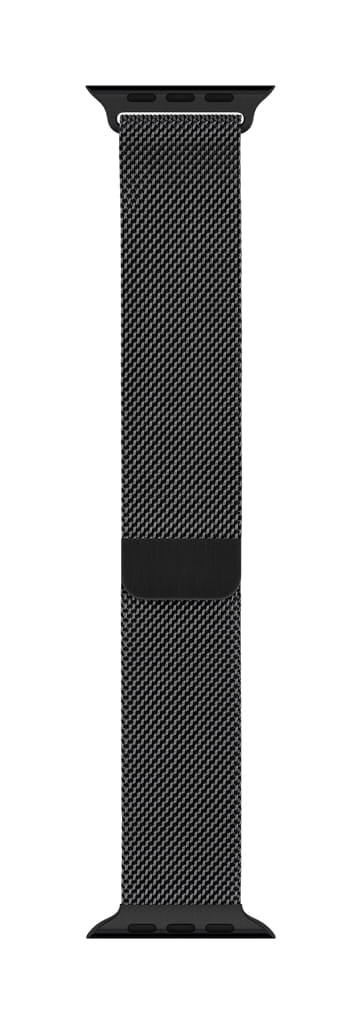 apple watch 44mm space black milanese loop