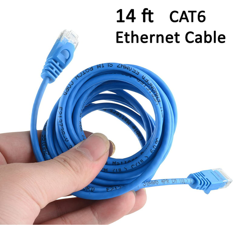  Cable Matters 10Gbps Snagless Cat 6 Ethernet Cable 25 ft (Cat6  Cable, Cat 6 Cable, Internet Cable, Network Cable) in Black : Electronics