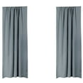 thumbnail image 3 of Levtex Home - 100% Linen - 84" Curtain (Set of 2) - Washed Linen - Denim Blue - Drape Size (50 x 84in.), 3 of 3