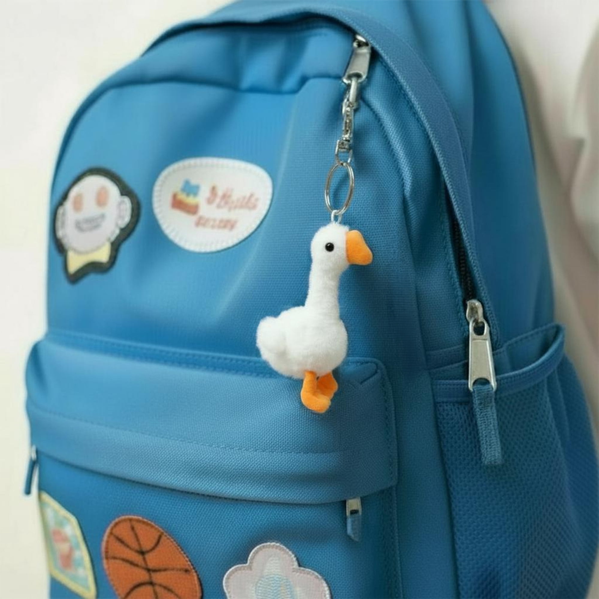 Pen + Gear Mini Plush Goose Bag Charm, White, Perfect for Students of All Ages--Elementary, Middle School, High School, College, and Adult Professionals