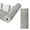 Gray, variant on Btomtd Wall & Table Stickers, 78.7"L x 23.6"W, Self-Adhesive Marble Pattern Vinyl Film, Oil Proof Waterproof Peel and Stick Backsplash for Countertop Cabinet, Gray