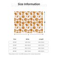 thumbnail image 5 of Disketp Yellow Biscuit Flannel Blankets - Thick and Warm Blanket for Winter, Soft Fuzzy Plush King Blanket for All Seasons50"x40", 5 of 6