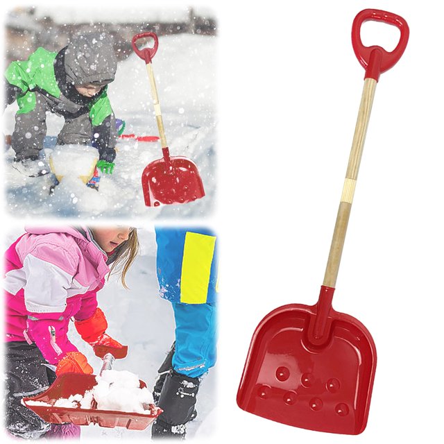 Outdoor Multi-Purpose Beach and Winter Shovel with Ergonomic Design,Thickened Sand Snow Tool for Outdoor Activities,Beach Shovel,Snow Shovel,Outdoor Toy,Red,1PC