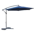 thumbnail image 3 of St. Kitts 10 Foot Cantilever Crank Umbrella, Aqua Blue, 3 of 5