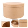 thumbnail image 4 of CHUANK 1 Set Round Kraft Paper Box Cookie Paper Container Cake Container Cupcake Box, 4 of 5