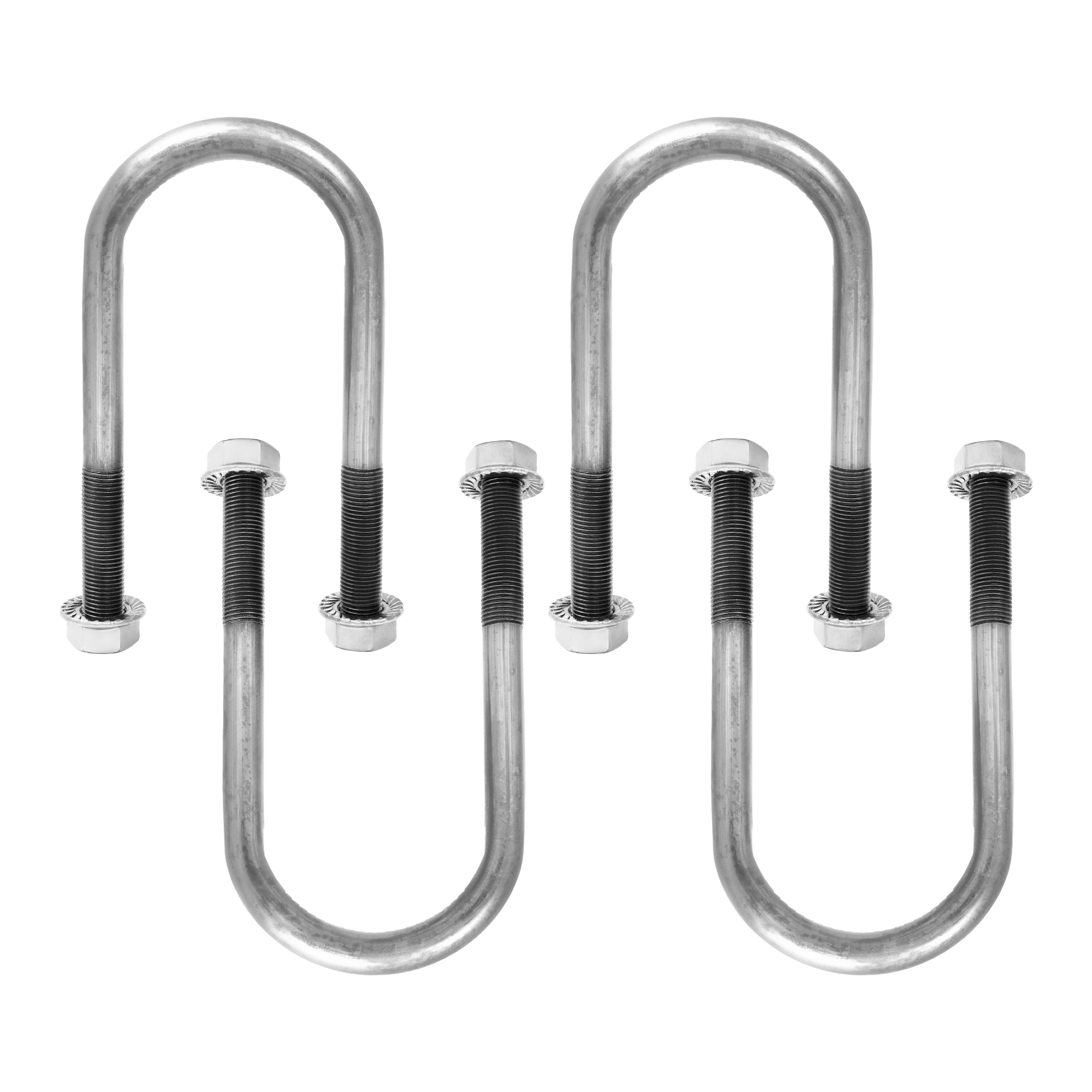 Trailer Steel Ubolts 1-1/2" Square Axle Spring U-Bolt 1/2" X 5" Long -Set Of 4 E