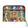 thumbnail image 7 of 13 Individual Pockets Organ Folder Waterproof A4 Size File Folder Home Work Office Categorized Storage File Manager Digital Sketch Cartoon Dogs, 7 of 7