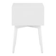 thumbnail image 5 of Furniture of America Berne Modern 2-Drawer Wood Indoor End Table, White, 5 of 9