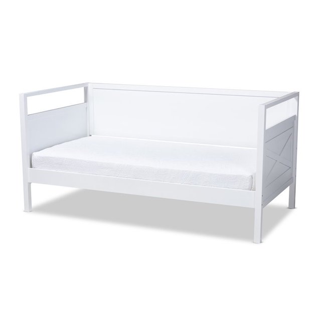 Baxton Studio Cintia White Wood Twin Size Daybed