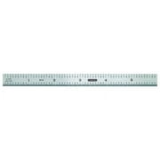 Industrial Steel Rules, 6 In X 15/32 In, Polished Stainless Steel, Flexible | Bundle of 2 Each