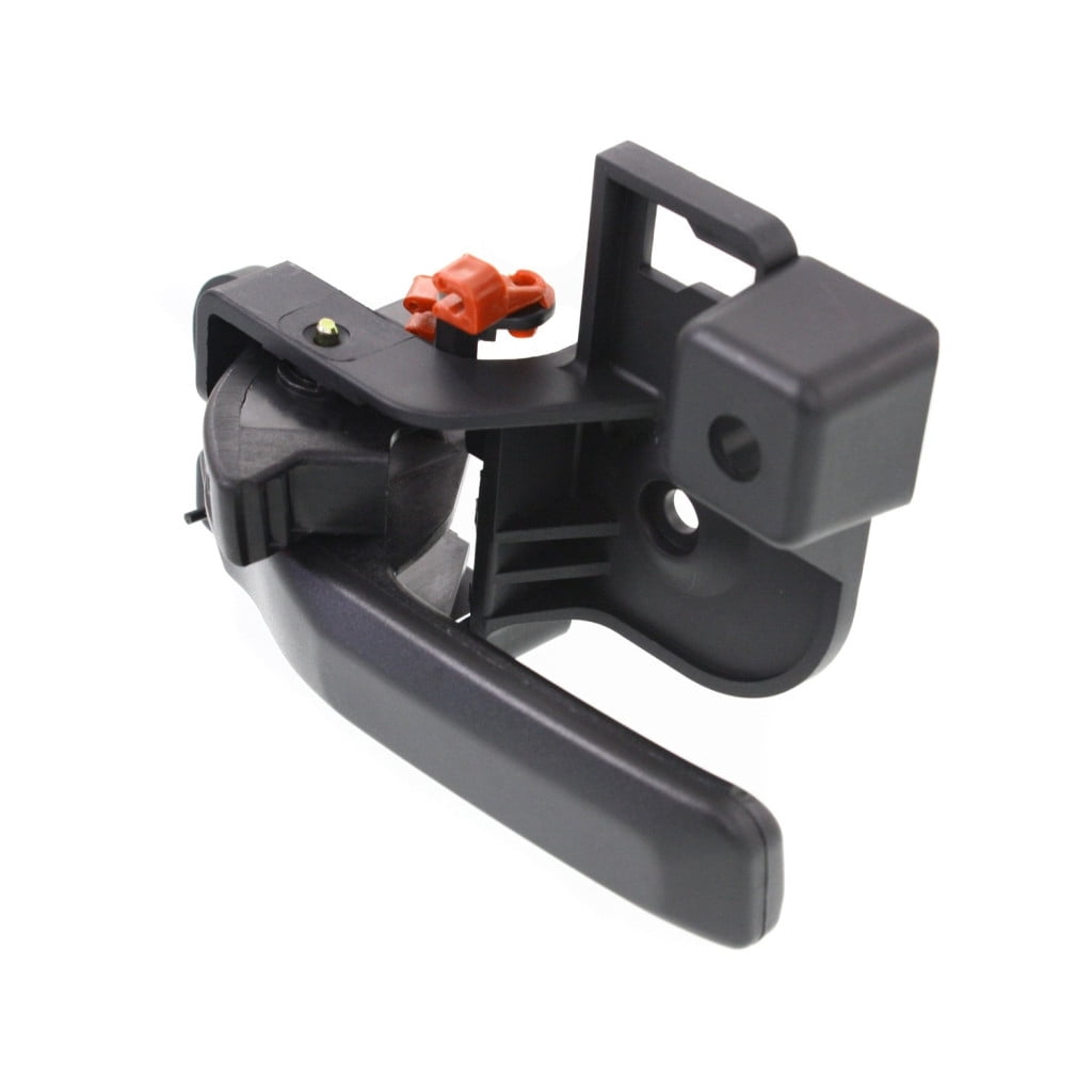 KarParts360 For Jeep Wrangler JK 2018 Interior Door Handles Front Or Rear, Driver and Passenger Side | Pair | Black | Plastic | w/Door Lock Button | For CH1353156, CH1352156 | 68059174AA, 68059175AA