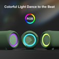 thumbnail image 3 of Altavoz Bluetooth Passau S223B 40W Resistente al Agua IPX5 Verde, 3 of 9