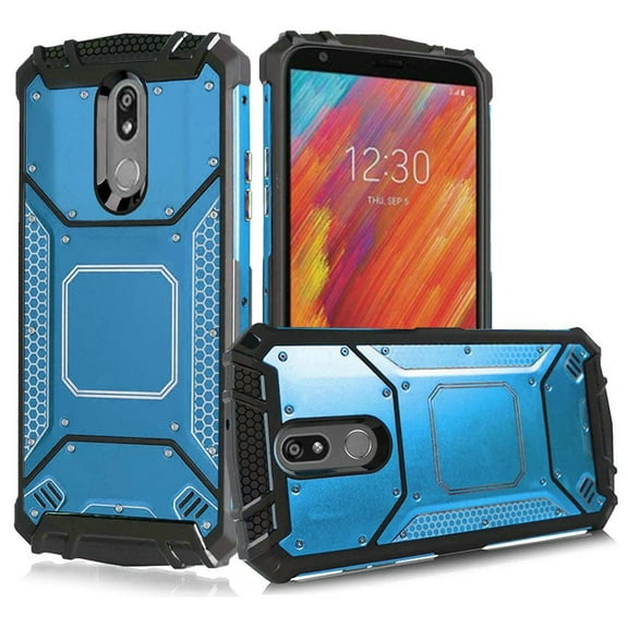 GSA Screw Metal Jacket Case for LG Aristo 4 Plus - Blue/Black