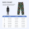 thumbnail image 4 of Naloa Geometric Dinosaur Pajama Pants Men, PJ Bottoms, Sleep & Lounge Pants-Medium, 4 of 6