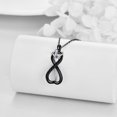 thumbnail image 2 of Couple Hug Necklace Sterling Silver Anniversary Pendant Couple Jewelry Anniversary Valentines Day Birthday Gifts for Her Women Men, 2 of 6