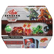 Bakugan Baku-Gear 4-Pack, Sairus Ultra with Baku-Gear and Fused Trox x Nobilious Ultra Collectible Action Figures