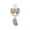 A002- Gray Cat, variant on Stuffed Cat Plush Stuffed Animal Keychain 4 Inch Soft Cat Keychain Small Stuffed Animal Charm for Backpacks and Keys Gray 1 Pack