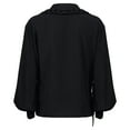thumbnail image 4 of Chemise à Manches Longues Hommes Mode Décontractée Pull Col en V Manches Longues à Volants Chemise Renaissance Steampunk Manches Trompette Haut Chemises pour Hommes Manches Longues Hommes Chemise Manches Longues, 4 of 9